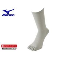 ミズノ mizuno  73UM532-05 ブレスサーモ ５本指インナーソックス 【25-27cm】 （グレー） | murauchi.co.jp