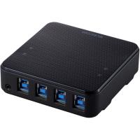 ELECOM/エレコム  USB切替器/USB3.0/PC側4ポート/接続機器4ポート/手元スイッチ/ブラック U3SW-T4 | murauchi.co.jp