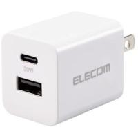 ELECOM エレコム  AC充電器/USB充電器/USB PD準拠/20W/USB-C1ポート/USB-A1ポート/スイングプラグ/ホワイト MPA-ACCP36WH | murauchi.co.jp
