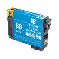 ELECOM/エレコム  エプソン EPSON リサイクルインク ICC69互換 シアン ECI-E69C | murauchi.co.jp