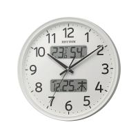 RHYTHM/リズム時計 8FYA03SR03 フィットウェーブA03　電波掛時計 連続秒針 | murauchi.co.jp