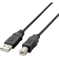 ELECOM エレコム EU RoHS準拠 USB2.0ケーブル ABタイプ/1.0m ブラック USB2-ECO10 | murauchi.co.jp