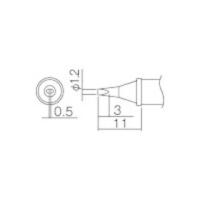 HAKKO 白光  こて先 1.2WD型 T12-WD12 | murauchi.co.jp