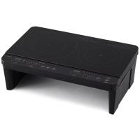 アイリスオーヤマ 2口IHコンロ IHK-W1-B ブラックのおすすめ人気商品