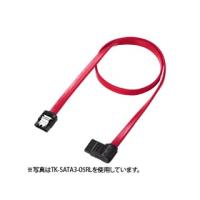 サンワサプライ  TK-SATA3-03RL 右L型シリアルATA3ケーブル（ストレート側ラッチ付き・0.3m） | murauchi.co.jp