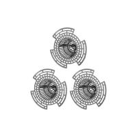 セフティ3 山型鉢底網 中 | murauchi.co.jp