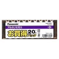 Panasonic  LR6RJ/20SW アルカリ ベータ 単３乾電池 ２０本パック | murauchi.co.jp