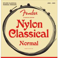 Fender(フェンダー) Nylon Acoustic Strings, 130 Clear/Silver, Ball End, Gauges .028-.043 | ミュージック プラント Yahoo!店