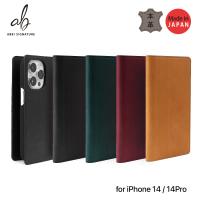 アイフォン14 ケース カバー 日本製 手帳型 本革 [ iPhone 14 / 14 Pro ] VINTAGE イタリアンレザーダイアリーケース 横開き ABBI SIGNATURE | Mycase Shop Yahoo!店