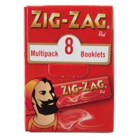 ZIG-ZAG ジグザグ マルチパック レッド ペーパー 手巻きタバコ用 巻紙 シングルサイズ 69mm 50枚入 8P 手巻きタバコ zigzag 78810 | マイセン ヤフー店