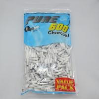 【PURE VP】 徳用　ピュア スリム・チャコール・フィルター　手巻きタバコ用　600個入　直径6mm　長さ25mm　バリューパック | マイセン ヤフー店