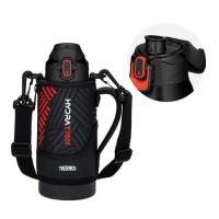 FJS-800F-BKOR サーモス 真空断熱スポーツボトル ブラックオレンジ 0.8L ポーチ＆ストラップ付き 保冷 水筒 | 日本橋CHACHA!ヤフー店