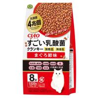 P-4901133501562 いなばペットフード CIAO すごい乳酸菌クランキー まぐろ節味 190ｇ×8袋 | 日本橋CHACHA!ヤフー店