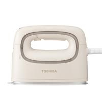 TAS-V70-N 東芝 コード付き衣類スチーマー ベージュ La・Coo-S（ラク―エス） パワフル連続スチーム | 日本橋CHACHA!ヤフー店