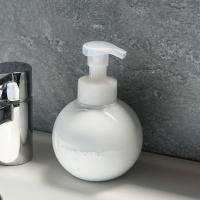 LOLO ディスペンサーボトル 磁器 ポンプ式 手洗い 陶器 除菌 日本製 (フォーム グローブ 白) ロロ | neut kitchen(ニュートキッチン)