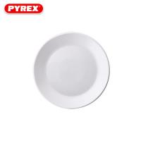 PYREX ミルクグラス サラダプレート 19cm ジャストホワイト 皿 軽量 割れにくい CP-8841 Milkglass パイレックス パール金属 | neut kitchen(ニュートキッチン)