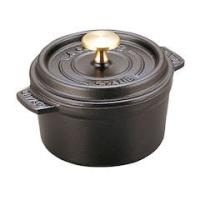 STAUB ピコ・ココット ラウンド 14cm 黒40509-476 (品番)RST3403 ストウブ フランス ZZED | neut kitchen(ニュートキッチン)