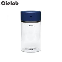 Cielob 自動真空キャニスター (ラウンドタイプ) 0.9L ネイビー VAY1-G8-N セーロブ)) | neut kitchen(ニュートキッチン)