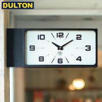 DULTON ダブル フェイス クロック レクタングル ブラック (品番：H21-0362BK) 両面時計 ダルトン | neut kitchen(ニュートキッチン)