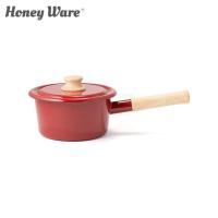 富士ホーロー Honey Ware Cotton ソースパン 16cm CTN-16S.WR ハニーウェア コットン CODE：316561 | neut kitchen(ニュートキッチン)