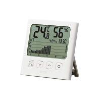 タニタ グラフ付きデジタル温湿度計 TT-581 ホワイト TANITA CODE：118883 白　ZZED | neut kitchen(ニュートキッチン)