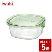 iwaki パック＆レンジミニ グリーン AGCテクノグラス CODE：123184 イワキ パックレンジ パックアンドレンジ 緑)) | neut kitchen(ニュートキッチン)
