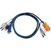 ＡＴＥＮ ＵＳＢ ＫＶＭケーブル オーディオ対応 ＳＰＨＤ ＫＶＭ用 １．２ｍ 2L-5301U  【115-2055】 | オレンジ便利