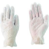 エステー モデルローブビニール使いきり手袋（粉つき）Ｌ ＮＯ９３０ １００枚入 NO930L  【365-9402】 | オレンジ便利