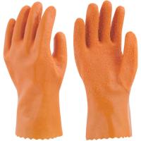 ビニスター 塩化ビニール手袋 ビニスターひかり Ｌ 621-L  【377-3884】 | オレンジ便利
