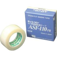 チューコーフロー フッ素樹脂フィルム粘着テープ ＡＳＦー１１０ＦＲ ０．０８ｔ×２５ｗ×１０ｍ ASF110FR-08X25  【449-4474】 | オレンジ便利