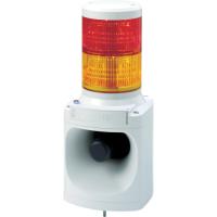 パトライト ＬＥＤ積層信号灯付き電子音報知器 色：赤・黄 LKEH-220FA-RY 61318  【751-4671】 | オレンジ便利