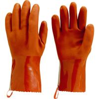 ＴＲＵＳＣＯ 塩化ビニール手袋 フック付 Ｍサイズ TGL-650-M  【784-7742】 | オレンジ便利