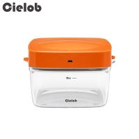 Cielob 自動真空キャニスター (スクエアタイプ) 1.0L オレンジ VAF1-P2-OR セーロブ)) | neut tools(ニュートツールズ)