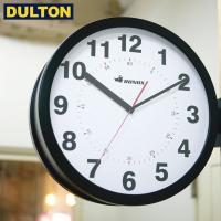 DULTON ダブルフェイス ウォールクロック ブラック DOUBLE FACES WALL CLOCK BK (品番：S82429BK) ダルトン | neut tools(ニュートツールズ)
