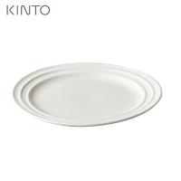 KINTO GLOW プレート 19.5cm ホワイト 皿 陶器 キントー)) | neut tools(ニュートツールズ)