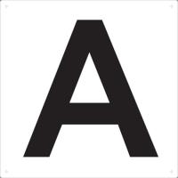表示板 アルファベット「A」 420X420 TRUSCO TAEHA-3100 | neut tools(ニュートツールズ)