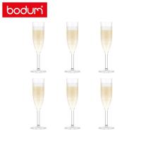 bodum オクテット シャンパンフルートグラス 0.12L 6個セット 11927-10SA-12 ボダム | neut tools(ニュートツールズ)