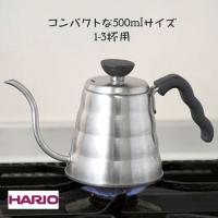 HARIO V60 ドリップケトル・ヴォーノ VKBR-70-HSV 500ml 1〜３杯用  ハリオ コーヒーケトル やかん ステンレス 直火 エンクロヒータ ラジエントヒータ 等対応 | なでしこスタイル