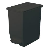 リス SOLOW ペダルオープンツイン45L ブラック GSLW006（BK）  ゴミ箱 ダストBOX 開閉 ペダルペール | なでしこスタイル