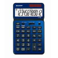 シャープ 電卓50周年記念モデル ナイスサイズモデル ブルー系 EL-VN82-AX | 39way