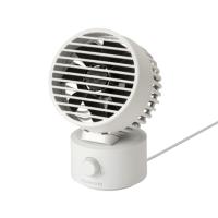 リズム(RHYTHM) 卓上扇風機 [国内メーカー] 静音 小型 USB給電式 自動首振り 強力 弱でも涼しい DCモーター 2重反転ファン デ | 39way