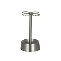 ダルトン(Dulton) 4ホール トゥースブラシホルダー サテン仕上げ 歯ブラシを清潔に維持する 歯ブラシ立て スタンド ステンレス 高さ12 | 39way