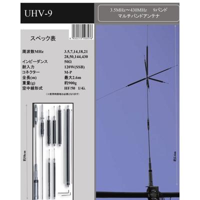 コメット　UHV-6 HF〜430MHz マルチバンド　アマチュア無線　アンテナ コメット UHV-6 HF〜430MHz マルチバンド アマチュア無線 アンテナ