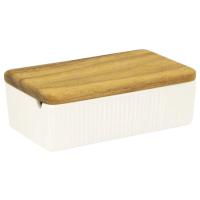 調理小物 チーズ バター 肉用品 業務用 ＶｉＶ（ヴィヴ）バターケース ２６２５１　ホワイト | ナガヨ プロショップ