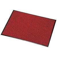 ステップマット 赤色 防炎 インドア 水洗い 玄関 足拭き ロンステップマット ９００×１５００mm　赤黒 | ナガヨ プロショップ