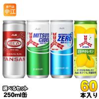 ウィルキンソン 三ツ矢サイダー 250ml 缶 選べる 60本 (20本×3) アサヒ 炭酸飲料 炭酸水 選り取り よりどり タンサン ゼロ さわやかレモン 缶ジュース | 専門店中江