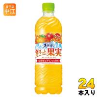 サントリー 天然水 きりっと果実 オレンジ&amp;マンゴー 600ml ペットボトル 24本入 果汁飲料 1日分のビタミン フレーバーウォーター 熱中症対策 | 専門店中江