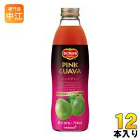 デルモンテ ピンクグァバ 20％ 750ml 瓶 12本 (6本入×2 まとめ買い) | 専門店中江