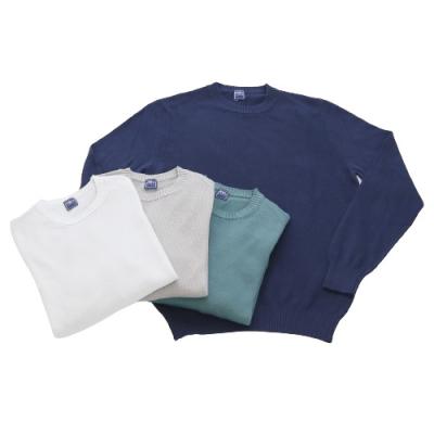East Harbour Surplus ウォッシュドクルーネックスウェット