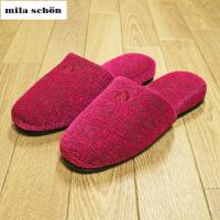 mila schon(ミラ・ショーン)スリッパ　901A147　Mサイズ（25cm程度）　ピンク 